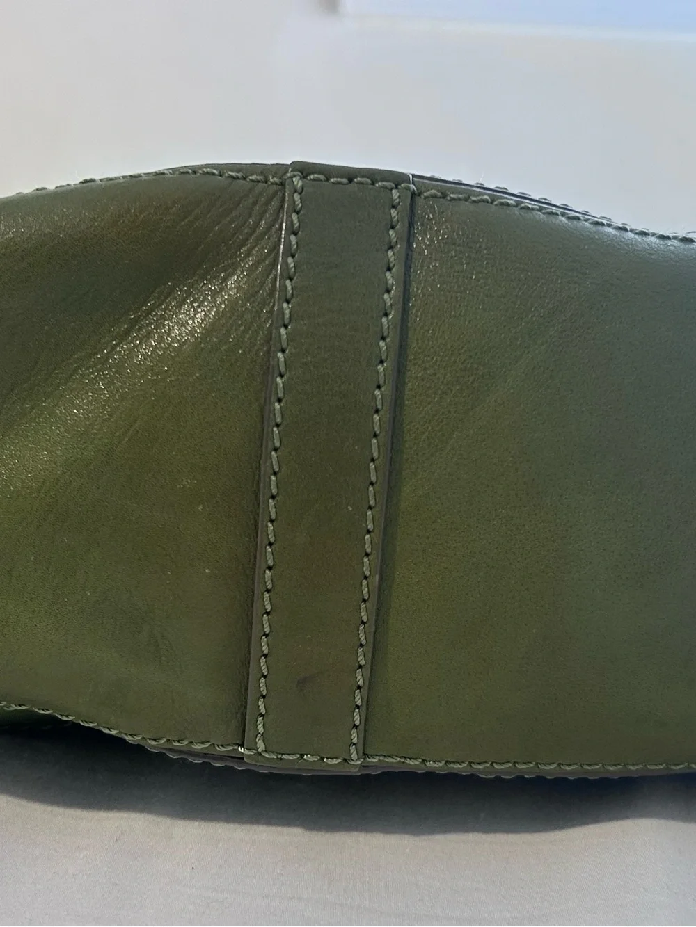 Rare Vintage Marc Jacobs Green Leather Shoulder Bag